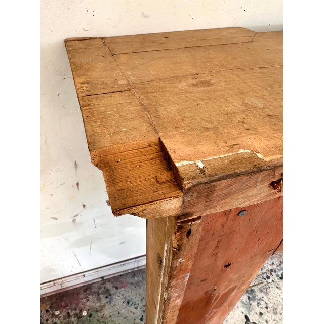 English Pine Mantle in the Adam's Style For Sale - Image 4 of 12