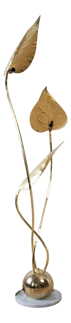 20th Century Brass Floor Lamp by Tommaso Barbi, 1970s