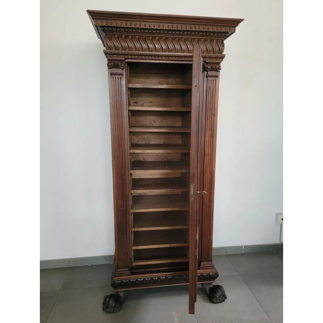Renaissance Style Bookcase For Sale - Image 12 of 16