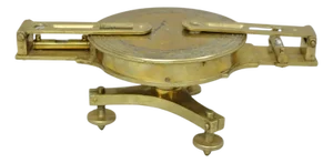 Vintage Victorian Ash & Son Makers Brass Maritime Ship Compass Birmingham Cover