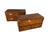 English Mahogany Campaign Chest With Secretaire Desk For Sale - Image 10 of 11