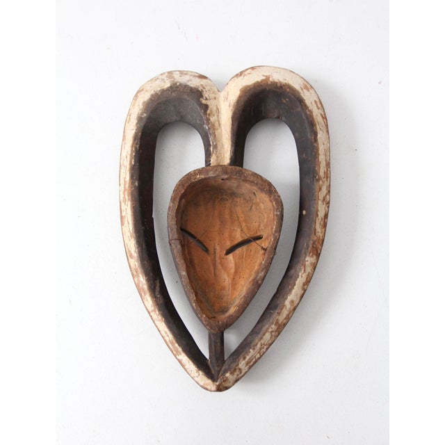 African Kwele Tribal Mask Chairish