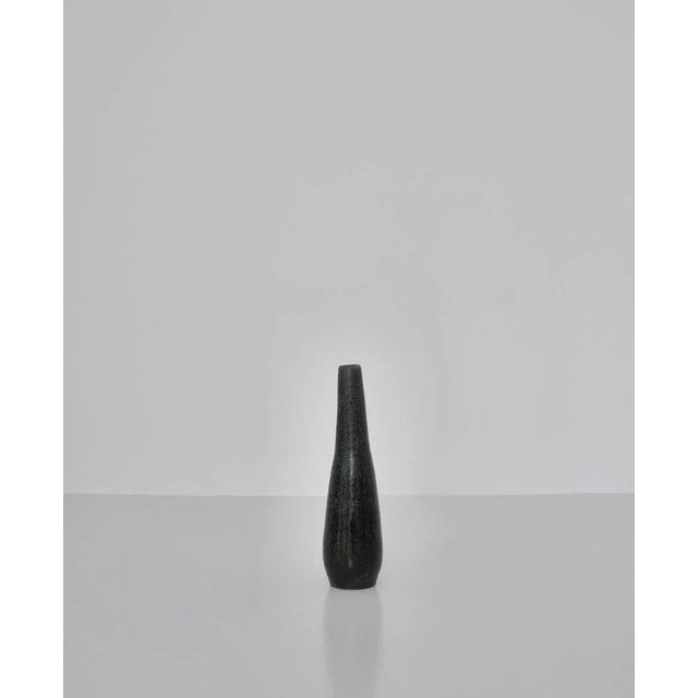 1960s Blue Stoneware Vase by Ole Bjørn Krüger, 1960s For Sale - Image 5 of 12
