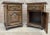 20th Spanish Nightstands with Drawer & Bronze Details, 1920, Set of 2 For Sale - Image 4 of 8