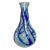 Mid 20th Century Hand-Blown Art Glass Sculptural Vase For Sale