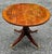 1990s Regency Style Flame Mahogany Banded Oval Coffee Table For Sale - Image 5 of 8