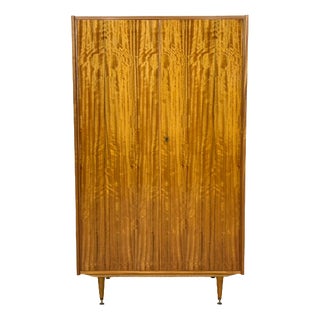 Vintage Wardrobe in Walnut Veneer, 1960s For Sale