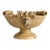 Late 20th Century Large Handcrafted Ceramic Pedestal Compote For Sale