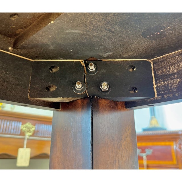 9 Piece Lane Furniture Dining Set With Leaf and Pads For Sale - Image 9 of 18