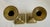 Pair of Antique 18th-19th C. Georgian Brass Candlestick Holders For Sale - Image 4 of 8