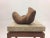 Abstract Walnut Sculpture on Travertine Base by Arthur Williams For Sale - Image 11 of 13