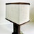 Brown 1990s Vintage Asian Chinoiserie Boho Chic Wood Accent Table Lamp. For Sale - Image 8 of 13