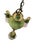 Antique Art Deco Brass Pan 3 Light Chandelier Ceiling Light 1920s Green & Gold For Sale - Image 11 of 12