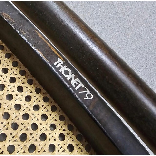 Model 214 and 79 Cafe Chairs with Cane Seats by Michael Thonet, Set of 3 For Sale - Image 9 of 18