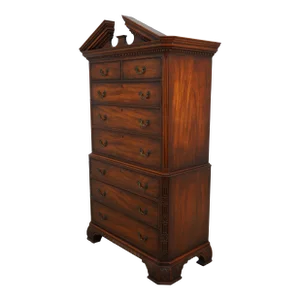 Kittinger Chippendale Mahogany Chest on Chest Serial No. 1