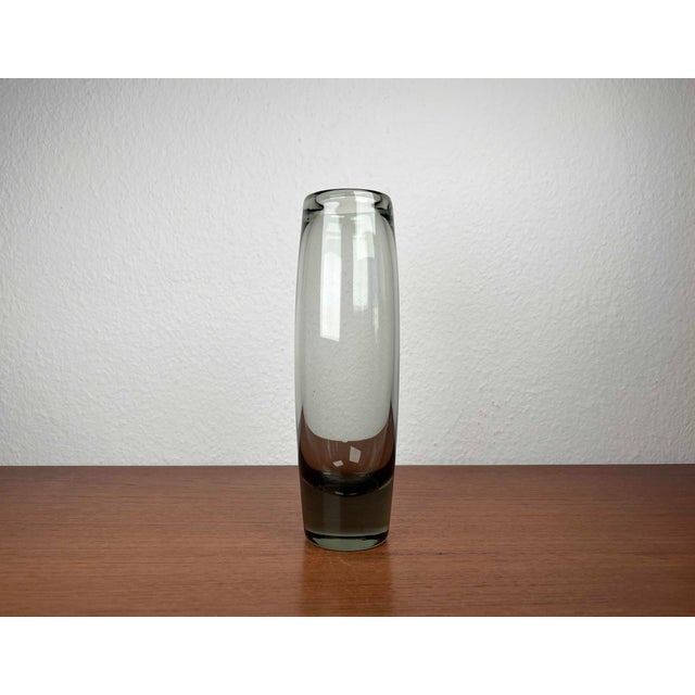 Mid-Century Modern Danish Labrador Series Vase in Green Glass by Per Lütken for Holmegaard, 1950s For Sale - Image 9 of 14