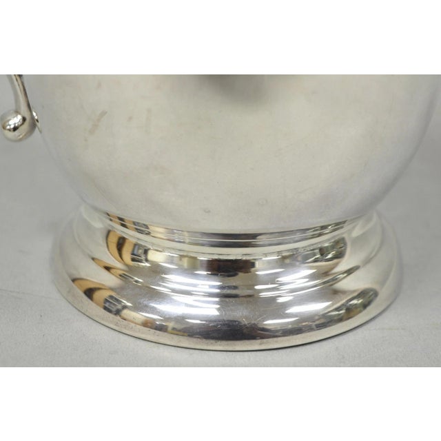 Metal Vintage Sheridan Victorian Style Silver Plated Lemonade Beverage Water Pitcher For Sale - Image 7 of 13