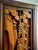 Brown Striking Vintage Chinese Teak Relief Carving Wall Panel Chinoiserie Hollywood Regency Asian Wall Sculpture For Sale - Image 8 of 12