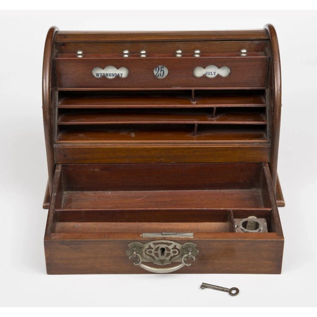 Oak Stationery Box, Circa 1900 For Sale In Boston - Image 6 of 9