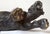 Bronze Early 20th Century Cast Bronze Tiger For Sale - Image 8 of 10