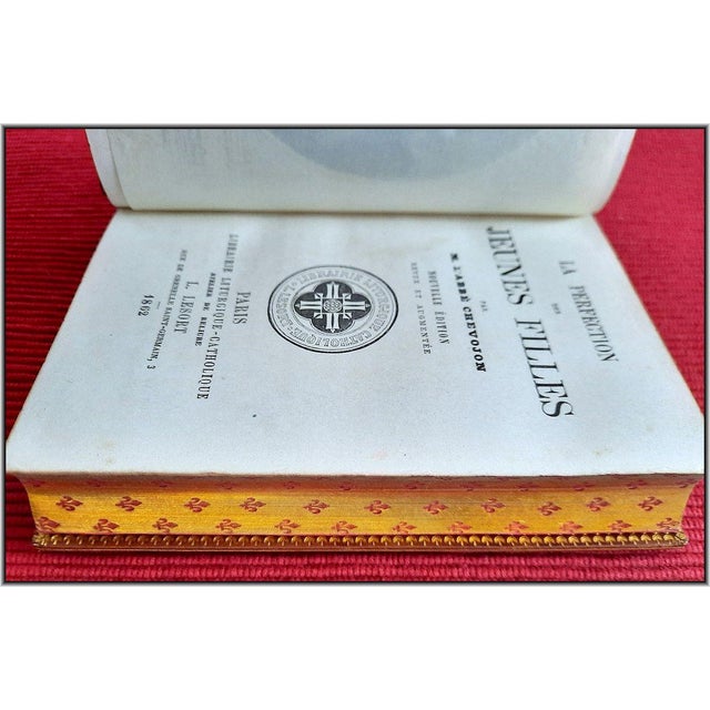 (1862) Unique Fine Binding Christian Devotional Book - Gauffered Fore Edge Antique Illustrated Christian Bible Art For Sale - Image 11 of 18