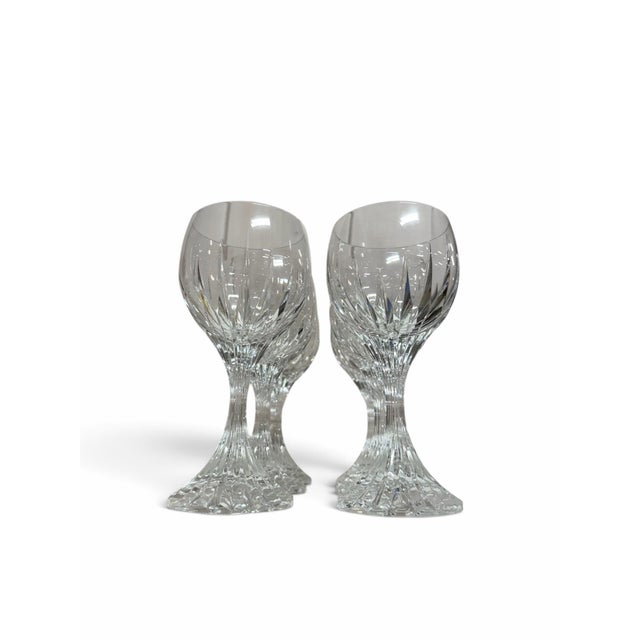 Late 20th Century Vintage Baccarat "Masséna" Crystal Water Goblets - Set of 6 For Sale - Image 5 of 5