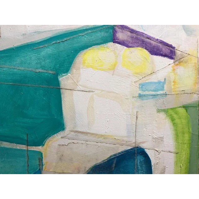 Abstract "Beyond" Abstract Mixed Media Painting on Canvas by Louis Shields, 2015 For Sale - Image 3 of 5