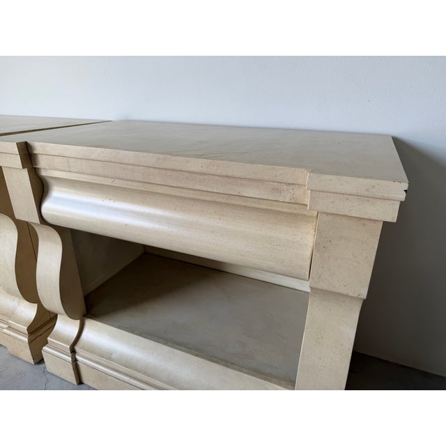 Ralph Lauren Neoclassical Style With Drawer Nightstands – Pair For Sale - Image 11 of 18