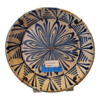 Mid 19th Century Spanish Ceramic Fajalauza Bowl From Granada For Sale