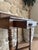 Antique Edwardian Marquetry Ladies Wring Desk with Small Leather Top Workspace, 1920s For Sale - Image 9 of 18