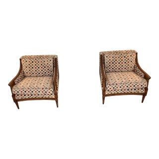 Pair of Vintage Sheraton Chairs For Sale