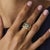 1970s Vintage Gia 2.91 Carat Diamond 14k Yellow Gold Ring, Size 7.5 For Sale - Image 5 of 6