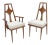 Swedish Dining Chairs New Upholstery - Set of 6 For Sale