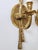 Brass Vintage French Neoclassical Style Brass Wall Sconces-a Pair For Sale - Image 8 of 12