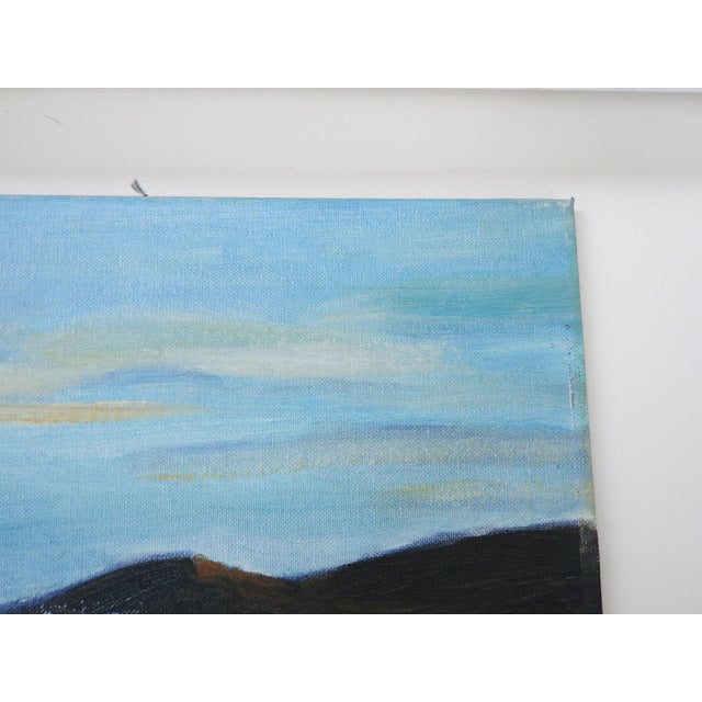 Mid 20th Century Rocky Seascape Painting For Sale - Image 4 of 7
