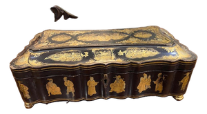 Antique Georgian Chinoiserie Game Box