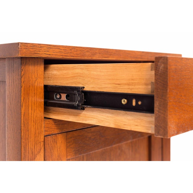 Elevate your space with the Mission Oak Nightstand / End Table, a masterfully crafted piece inspired by the iconic...