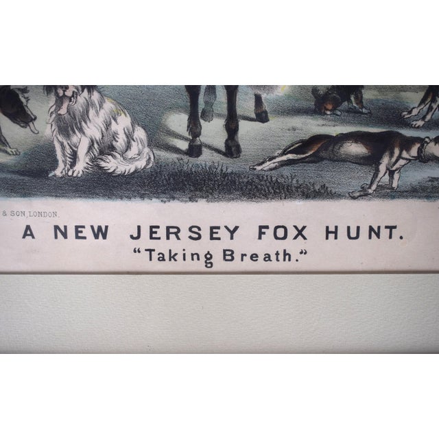 A New Jersey Fox Hunt. "Taking Breath" For Sale - Image 4 of 6
