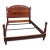 Henkel Harris Genuine Mahogany Queen Size Bed Frame For Sale