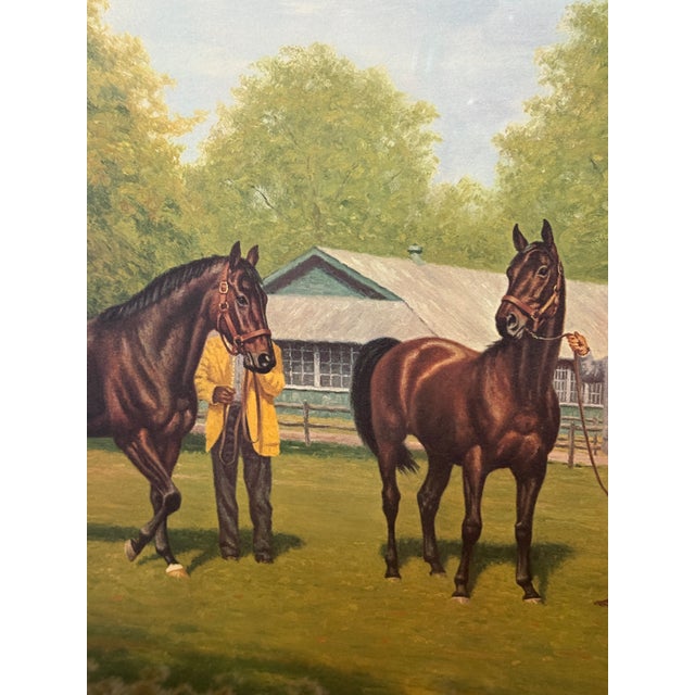 Wood Richard Stone Reeves Profiles of Courage Lithograph, Framed For Sale - Image 7 of 11