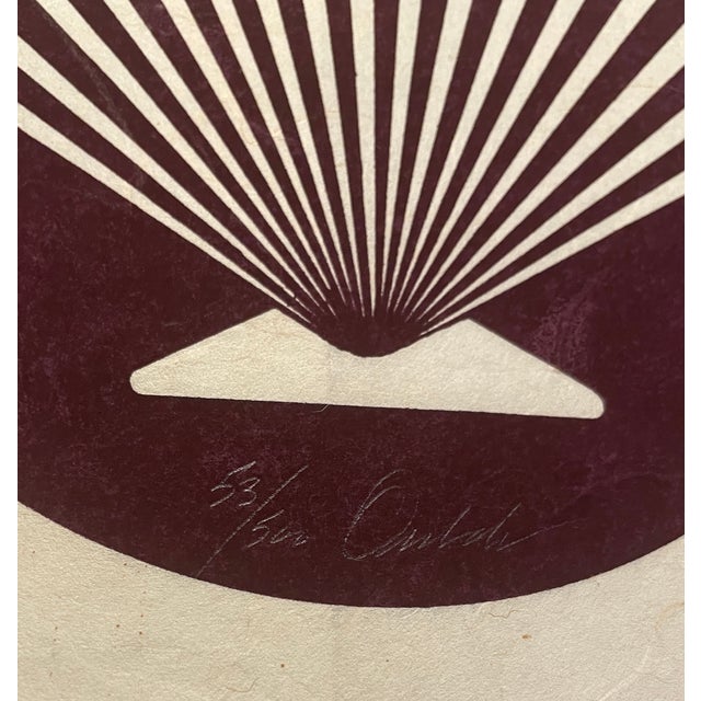 1970s James Francis Omohundro (1938-2016) clam shell serigraph on paper, pencil signed and numbered 53 of 500. Combined...