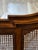 Brown Vintage Century Furniture Claridge Collection Woven Cane Queen Headboard by Raymond Sobota For Sale - Image 8 of 17