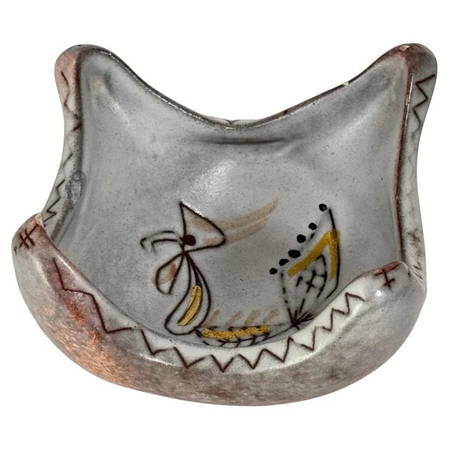 Mid-Century French Ceramic Catchall with Rooster Motif, 1960s For Sale - Image 11 of 11