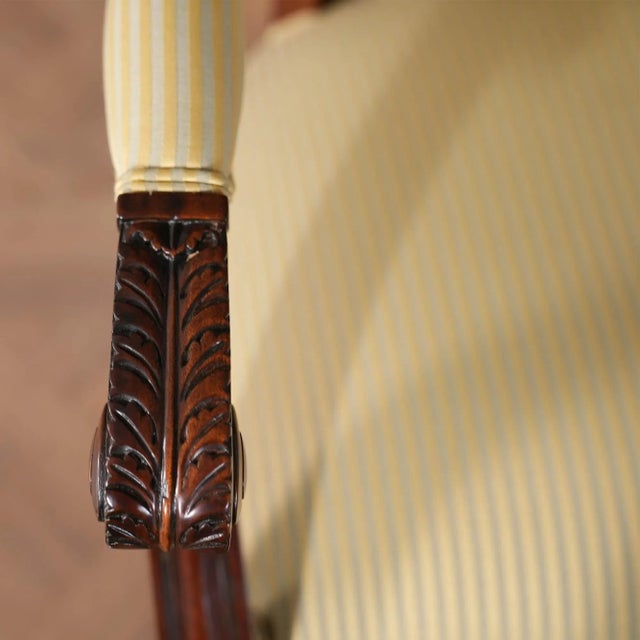 Brown Round Back Mahogany Chairs- Set of 10 For Sale - Image 8 of 14