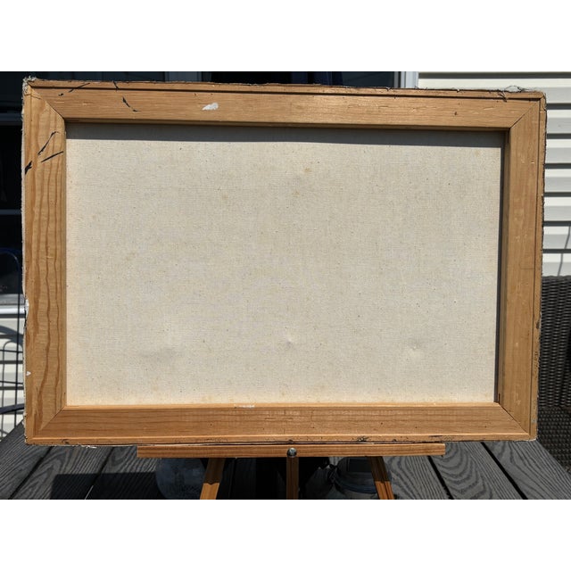 Mid/Late 19th C. Original Oil on Canvas - European / British Landscape Scene For Sale - Image 6 of 12