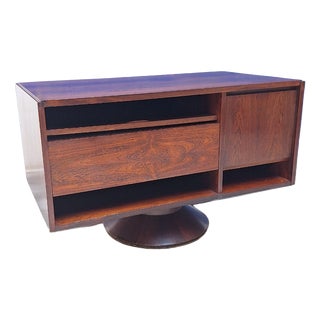 Revolving Bar Cabinet by Gianfranco Frattini for Bernini, Italy, 1960s For Sale