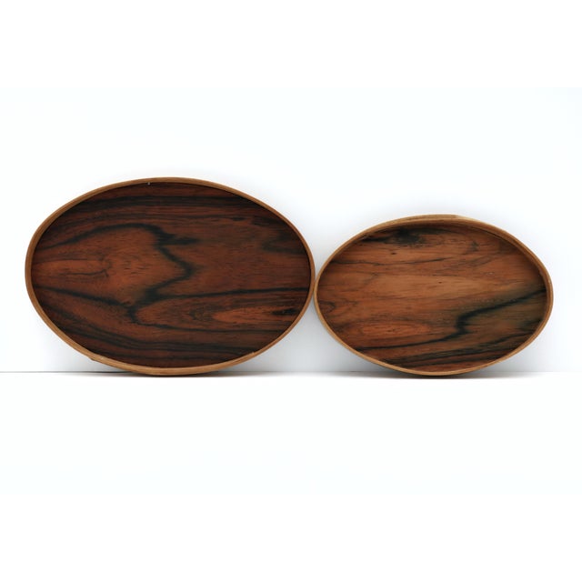 Vintage Kenneth R. Baker. Wood Oval Lidded Shaker Boxes; A Pair For Sale - Image 9 of 11