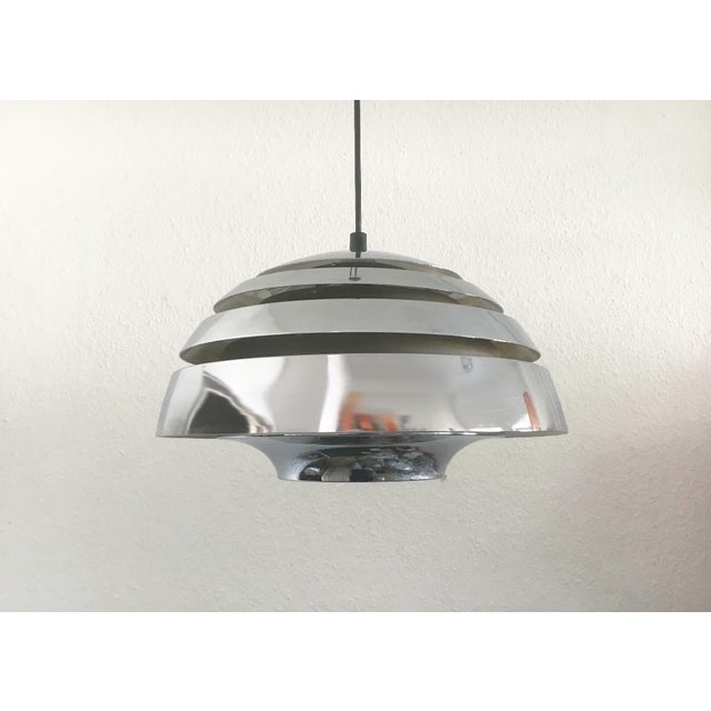 Mid-Century Space Age Lamellar Pendant Lamp by Hans-Agne Jakobsson for Hans-Agne Jakobsson Ab Markaryd, 1960s For Sale - Image 16 of 16