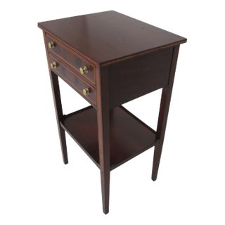 Mahogany Antique Nightstand/Work Table For Sale