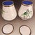 Pair of Vintage Cloisonné Enamel Iris Floral Lidded Jars / Tea Caddies For Sale - Image 4 of 9